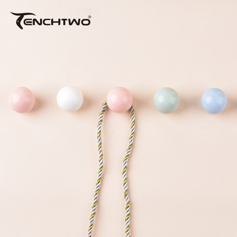 Furniture Hardware Supplies - Okrągły haczyk ceramiczny Wieszak na ubrania
