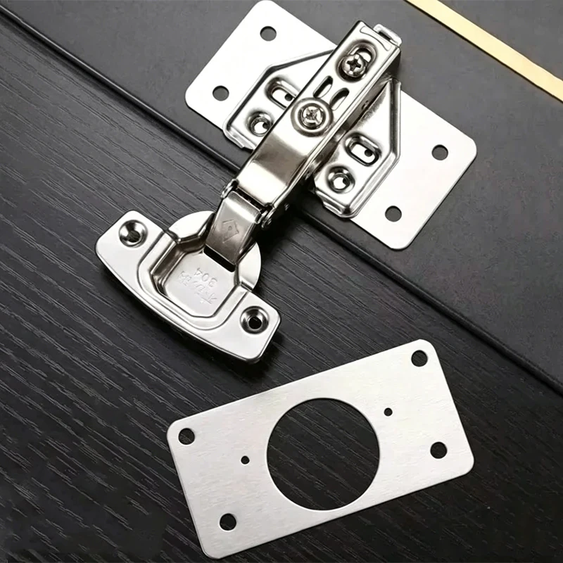 Furniture Hardware Repair - 4 szt. Płytka naprawcza zawiasów do