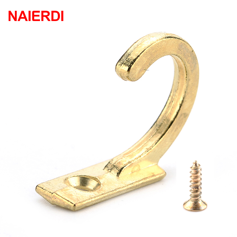 Furniture Hardware Supplies - NAIERDI 10 sztuk małe antyczne haki
