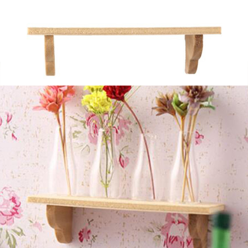 Home Furniture & Hardware Trading - 1 szt. 1:12 Drewniana półka ścienna