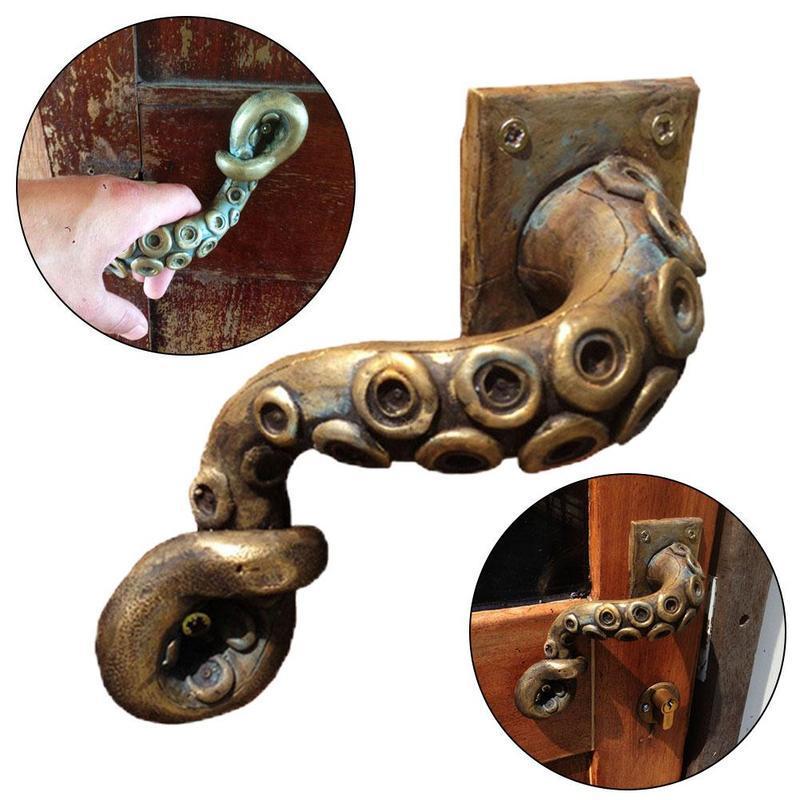 Furniture Hardware Supplies - Vintage ośmiornica klamka drzwi w zwierzęcym
