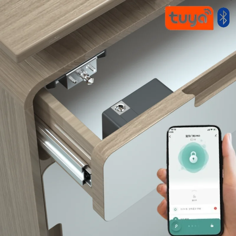 Furniture Hardware Supplies - Inteligentny zamek do szafek Tuya, bezkluczykowy,