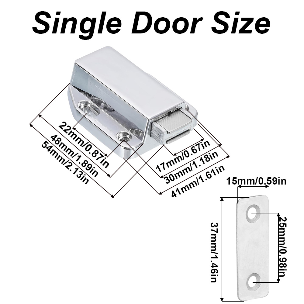 Zatrzaski magnetyczne do szafe – Furniture Hardware Locks recenzja i cena