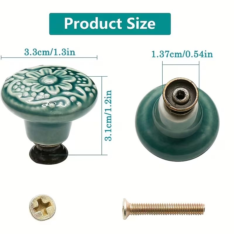 12 szt. ceramicznych gałek do  – Furniture Hardware Supplies recenzja i cena