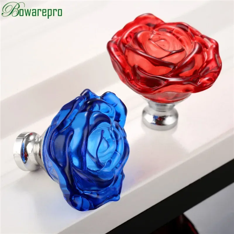 Bowarepro 50MM kryształowa róż – Furniture Hardware Supplies recenzja i cena