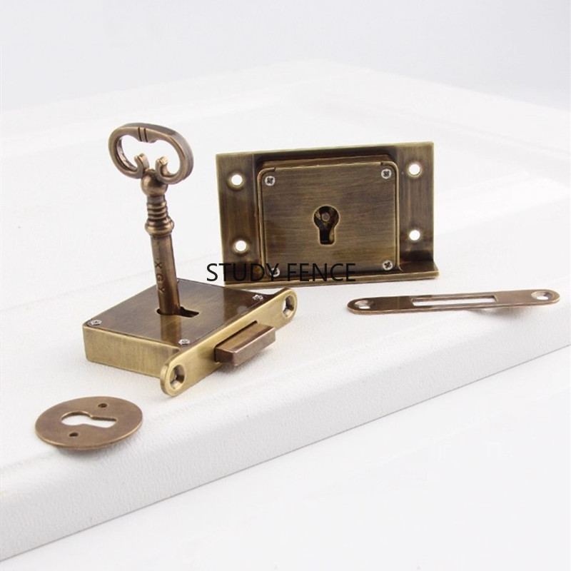 1 szt. Antyczny metalowy zamek – Furniture Hardware Locks recenzja i cena