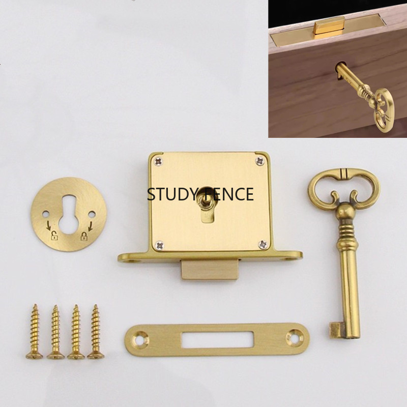 1 szt. Antyczny metalowy zamek – Furniture Hardware Locks recenzja i cena