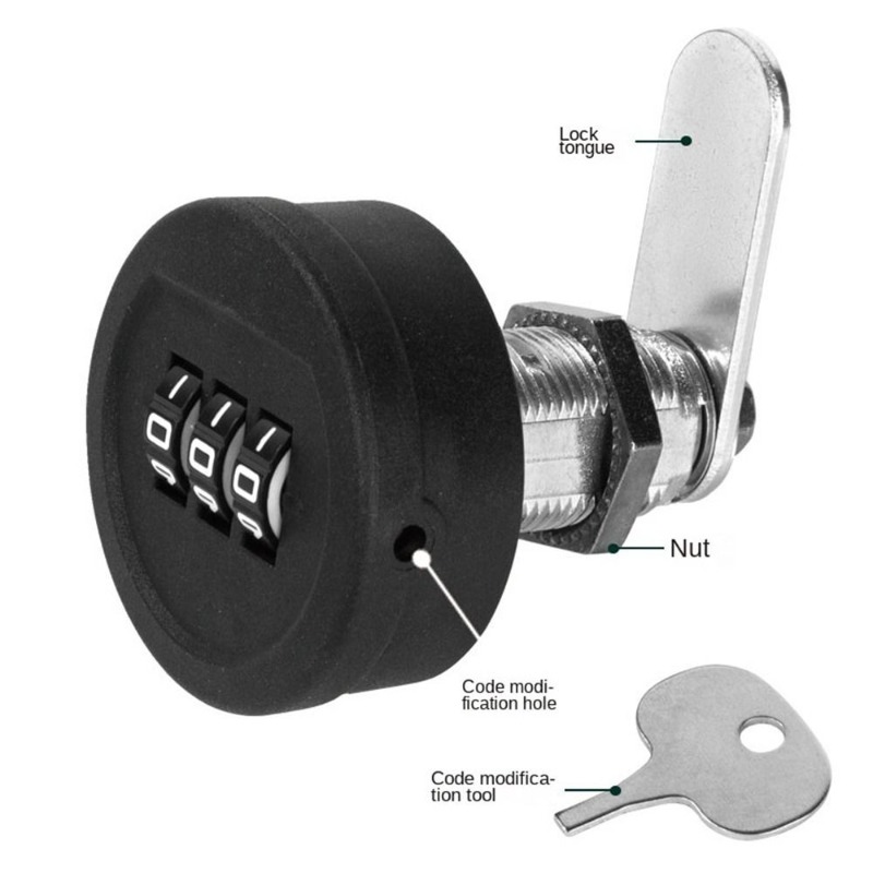 Zamek do szuflady na hasło, dł – Furniture Hardware Locks recenzja i cena